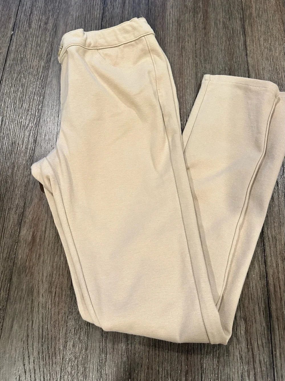 Old Navy - girls khaki knit pants/jeggings - school uniform - Back to School